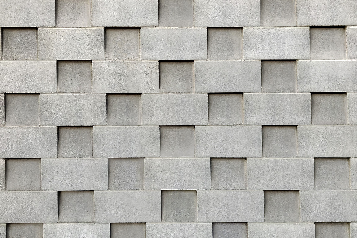 concrete block wall pattern